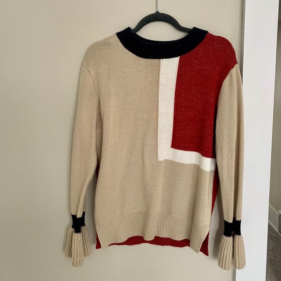 Polagram Sweaters - Color Block Polagram Sweater